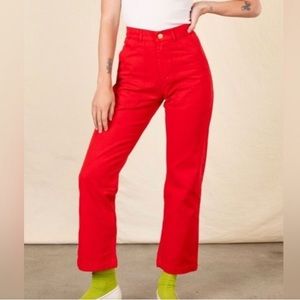 Big Bud Press Work Pants in Mustang Red Size Medium (30-33 waist) good condition